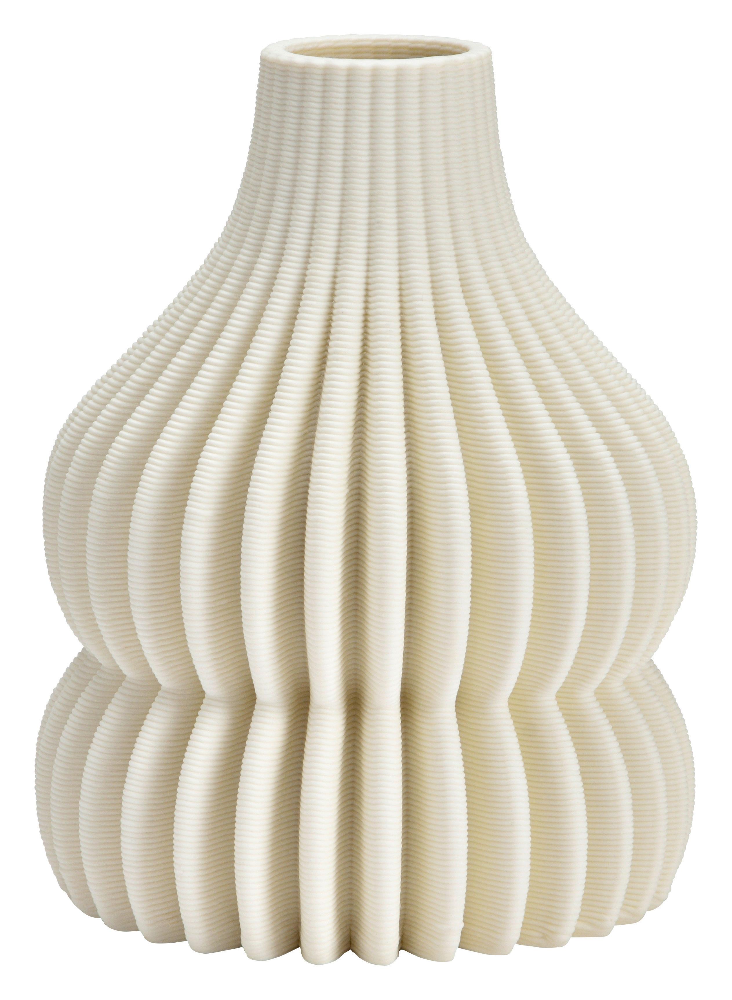 Vase Weiß Keramik - Weiß, Basics, Keramik (12/16/12cm)