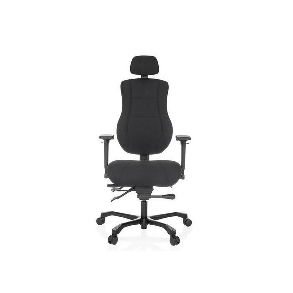 Drehstuhl 24 Hours Basic Schwarz - Schwarz, MODERN, Kunststoff/Textil (68/109 - 151/70cm) - MID.YOU