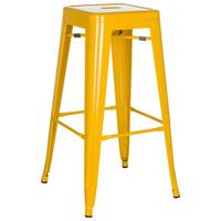 Barski Stol Vantaggio High, Rumena - rumena, Basics, kovina (44/77/44cm) - MID.YOU