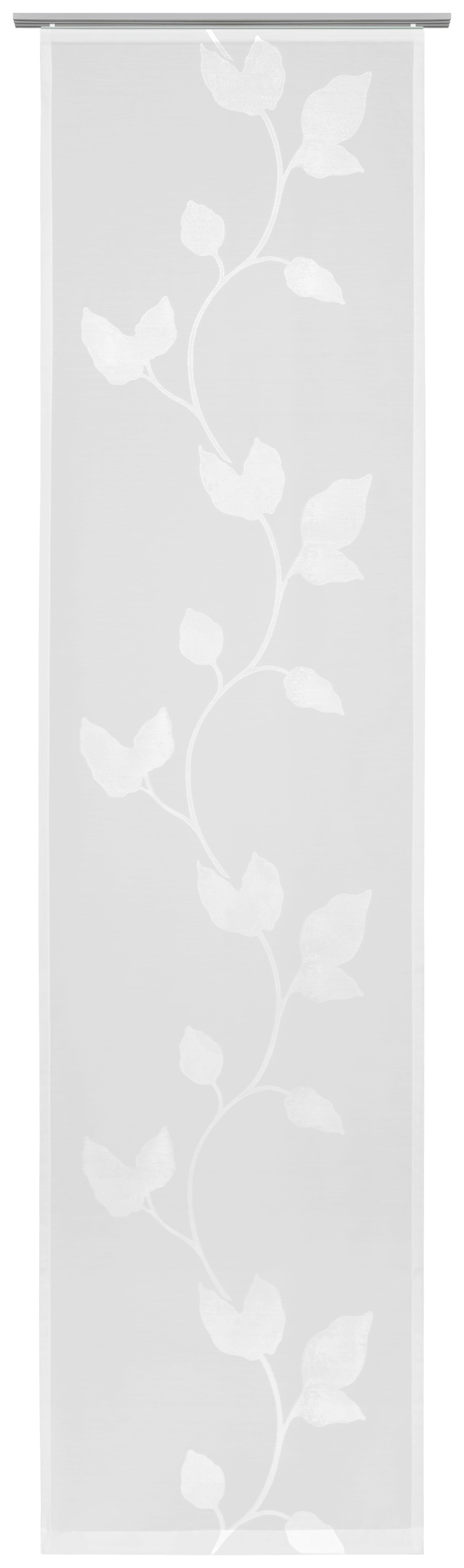 Flächenvorhang Marion in Weiß ca. 60x245cm - Weiß, ROMANTIK / LANDHAUS, Textil (60/245cm) - Mömax modern living