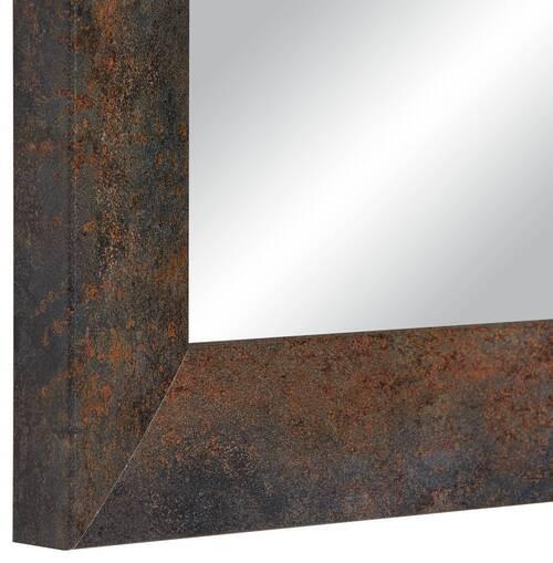 VÄGGSPEGEL OLD ART II -EXKLUSIV- - rostfärgad, Modern, trämaterial/glas (50/150cm) - Mömax