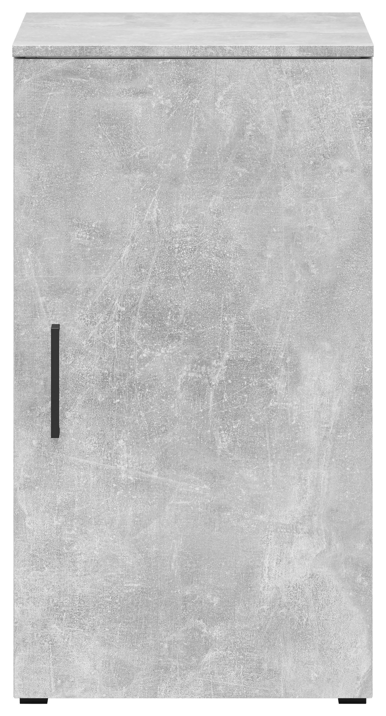 Kommode Multistauraum Grau - Anthrazit/Schwarz, Modern, Holzwerkstoff/Kunststoff (45/83/40cm) - Premium Living