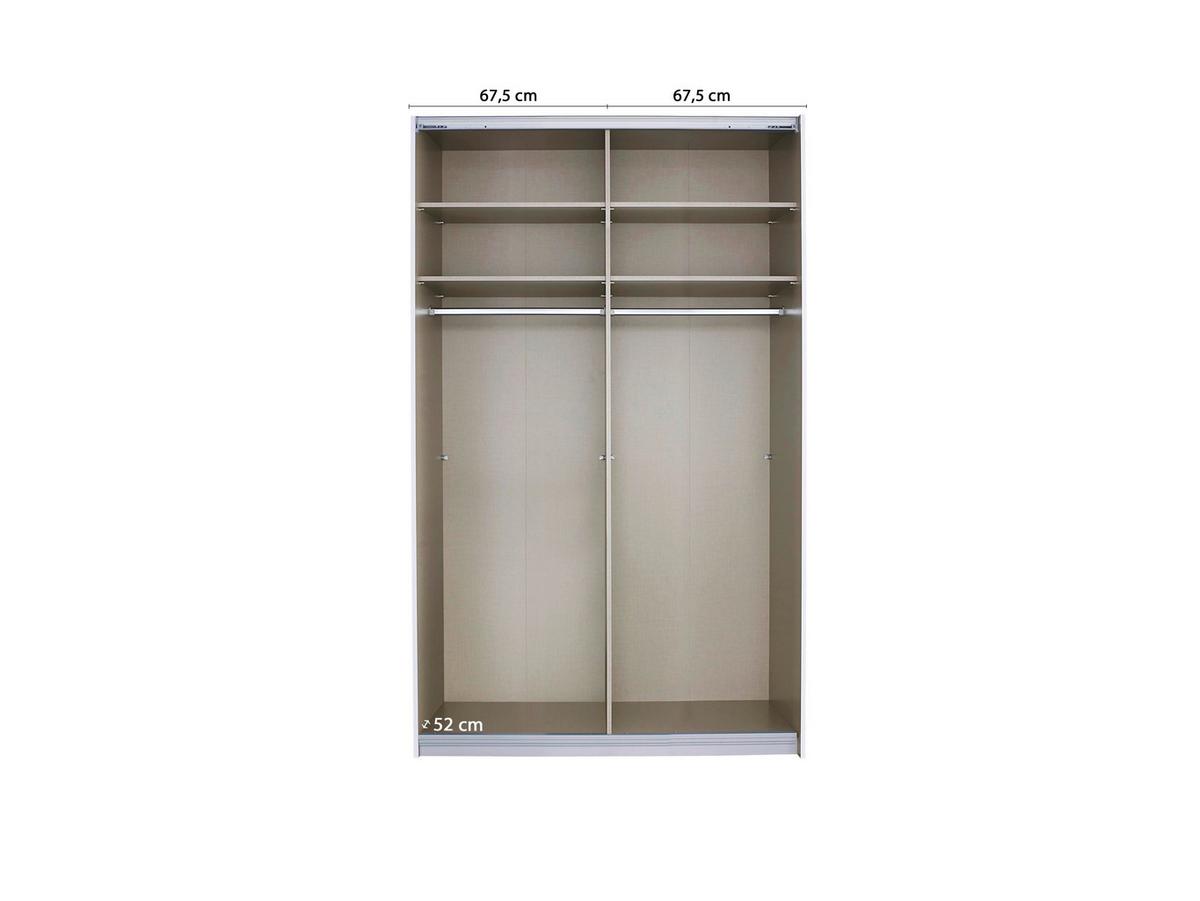 Ormar S Kliznim Vratima Feldkirch - hrast Artisan/boje šampanjca, Trend, drvni materijal (136/229/61cm) - Modern Living
