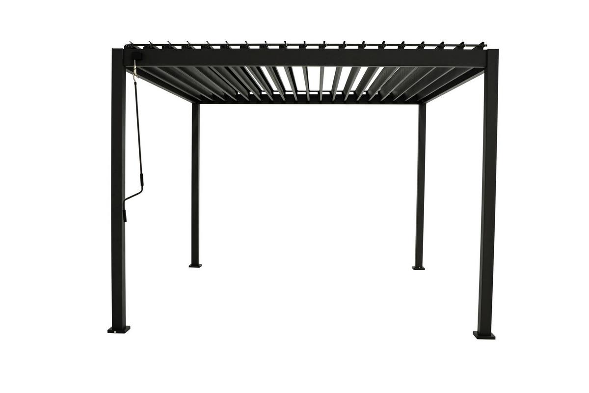 Pergola Element, Antracit, 300x400cm - antracit, Trendi, kovina (300/240/400cm) - Gardenson