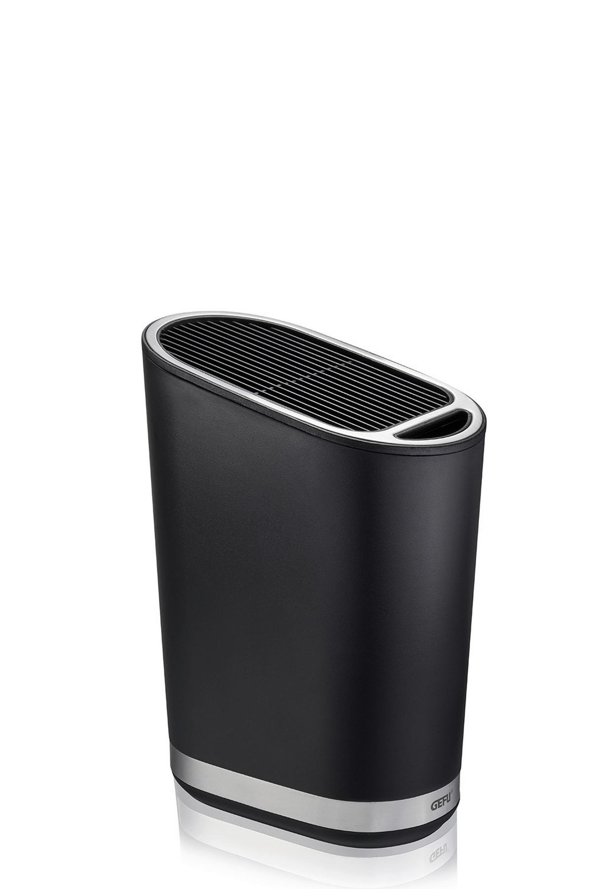 BLOK NA NOŻE SMARTLINE - kolor stalowy/czarny, Design, tworzywo sztuczne/metal (11/25,5/19cm) - Gefu