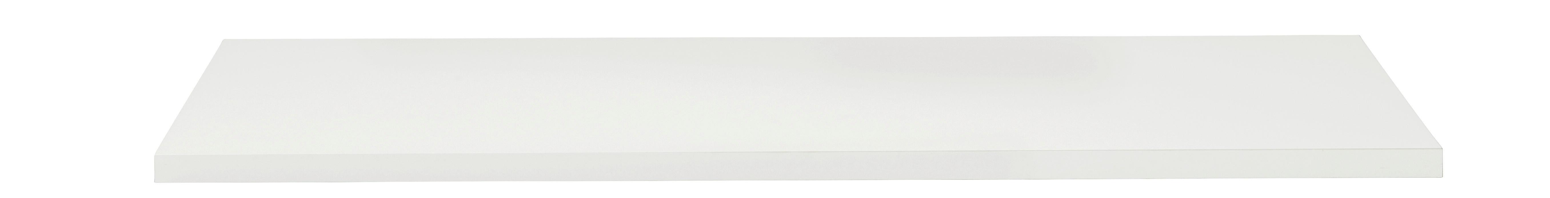 Zidna Polica Bigg - bela, drvo (80/1,6/35cm) - Modern Living