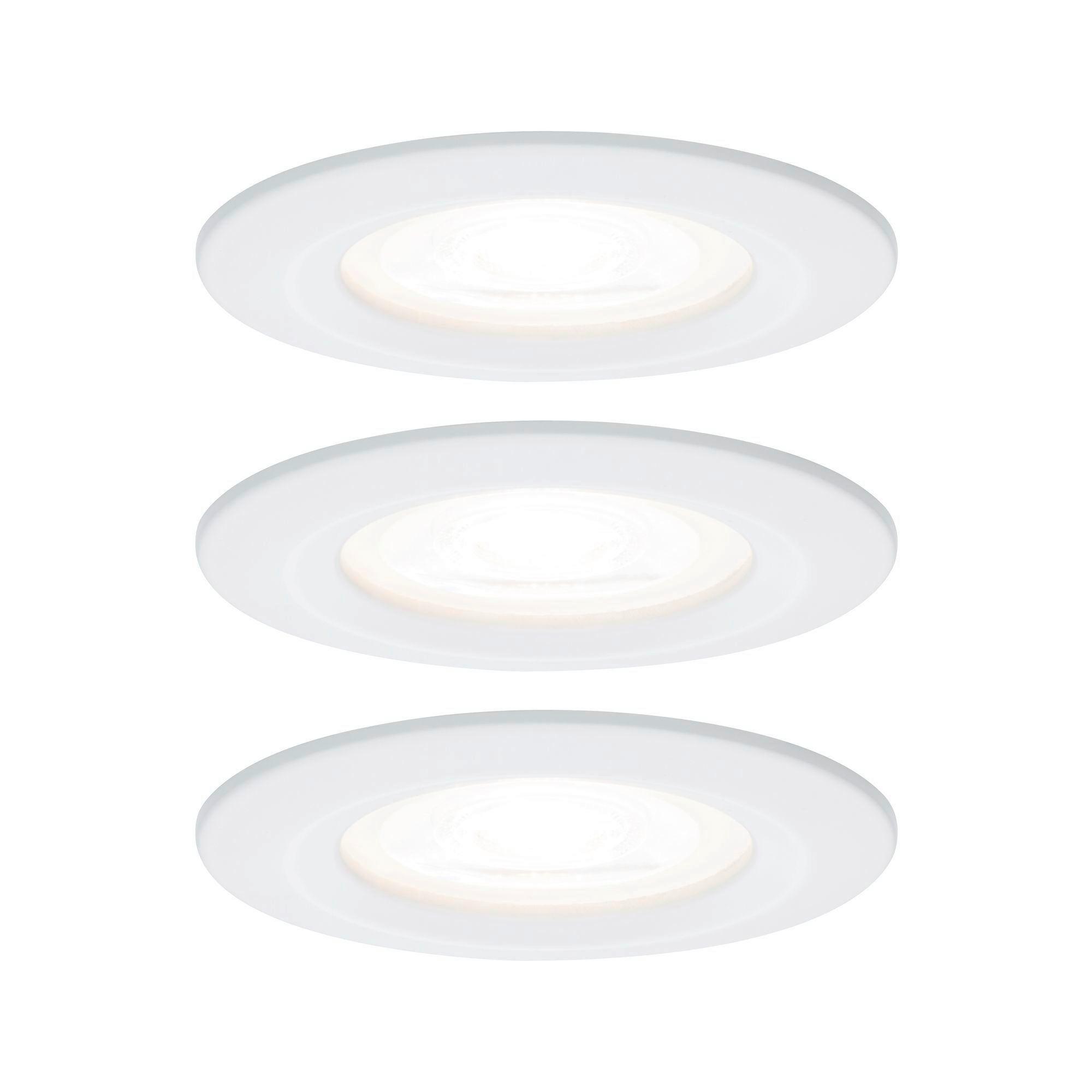 Deckenleuchte Nova in Weiß/Alufarben max. 6,5 W - Basics (7,8cm) - Paulmann