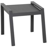 Gartenhocker Savona ca. 58x46,5x50 cm Anthrazit - Anthrazit, MODERN, Kunststoff/Metall (58/46,5/50cm) - Siena Garden