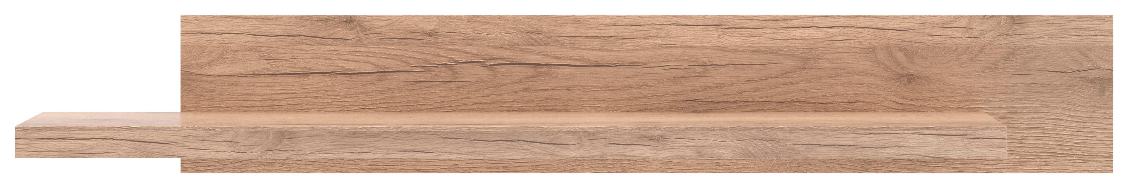 Polica Zidna Vancouver - boje hrasta, Modern, drvni materijal (156/22/26cm)