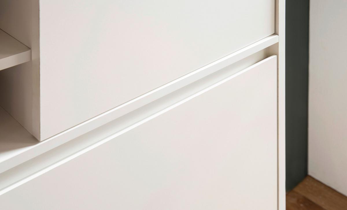 Omara Za Čevlje Tisa, Bela - bela, Design, leseni material (71/110/24cm) - MID.YOU