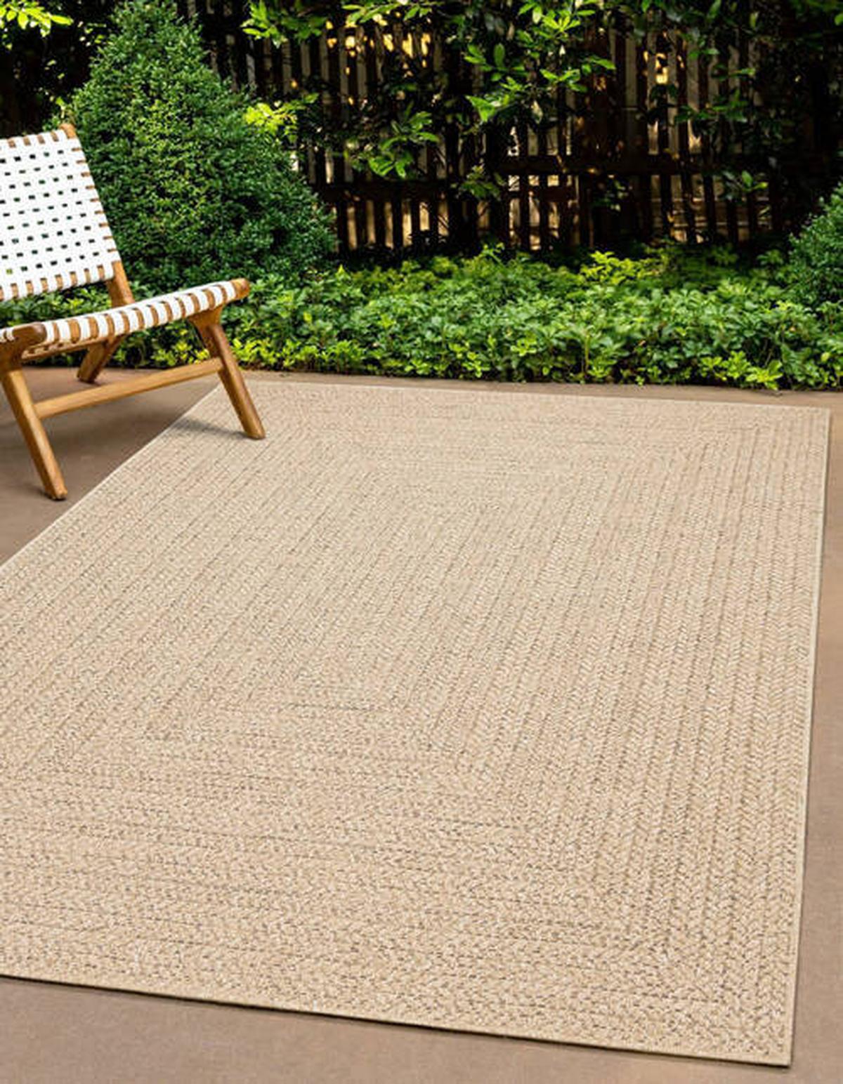 Outdoorteppich Kenzy Naturfarben ca. 120x170cm - Naturfarben, KONVENTIONELL, Textil (120/170cm) - Novel