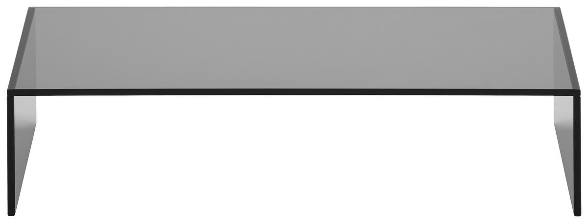 Tv-rátét Universal 60cm - sötétszürke, Üveg (60/14/30cm)