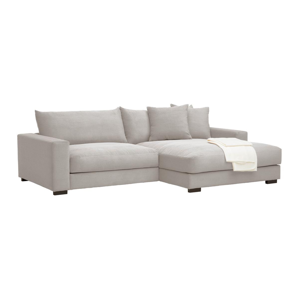 Wohnlandschaft Pedro in Taupe - Taupe, MODERN, Textil (265/83/180cm) - Mömax