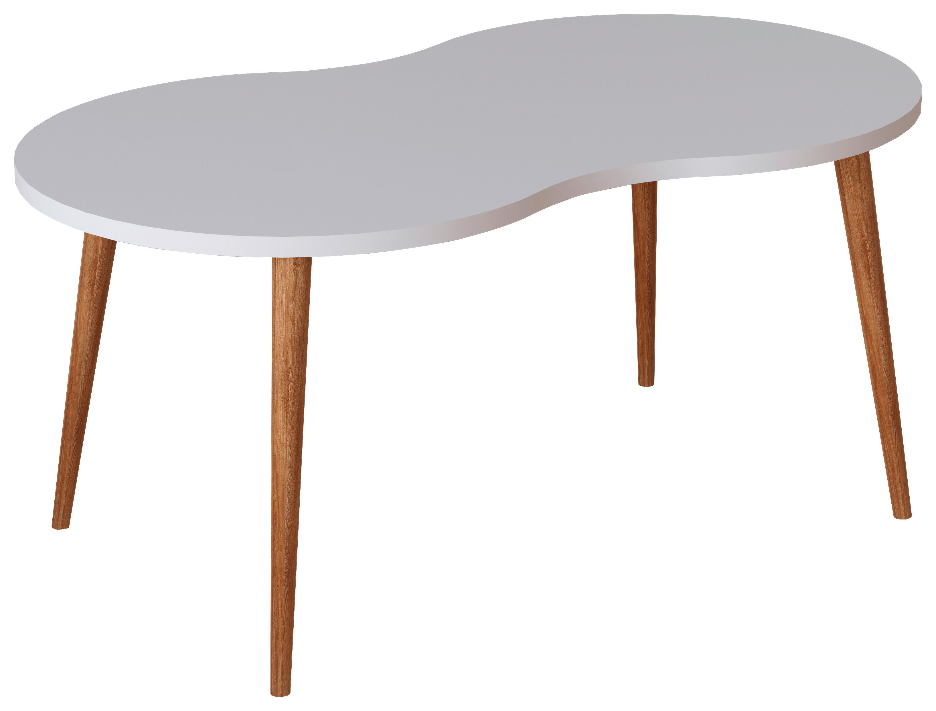 TABLE BASSE BARILO - chêne miel/blanc, Design, matériau de bois (90/41/42cm) - MID.YOU