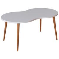 TABLE BASSE BARILO - chêne miel/blanc, Design, matériau de bois (90/41/42cm) - MID.YOU