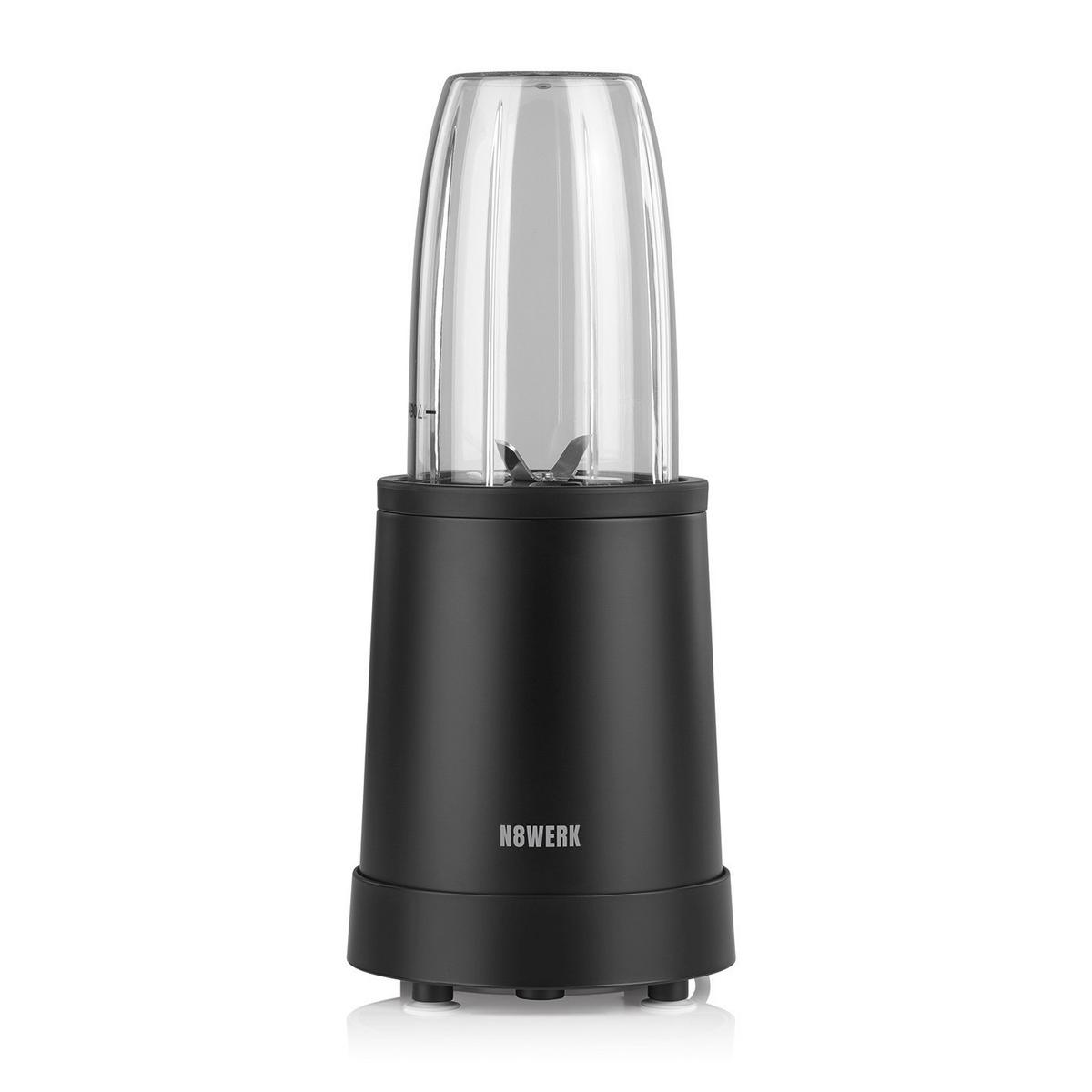Mixer N8werk - fekete, Modern, műanyag/fém (14,5/36cm)