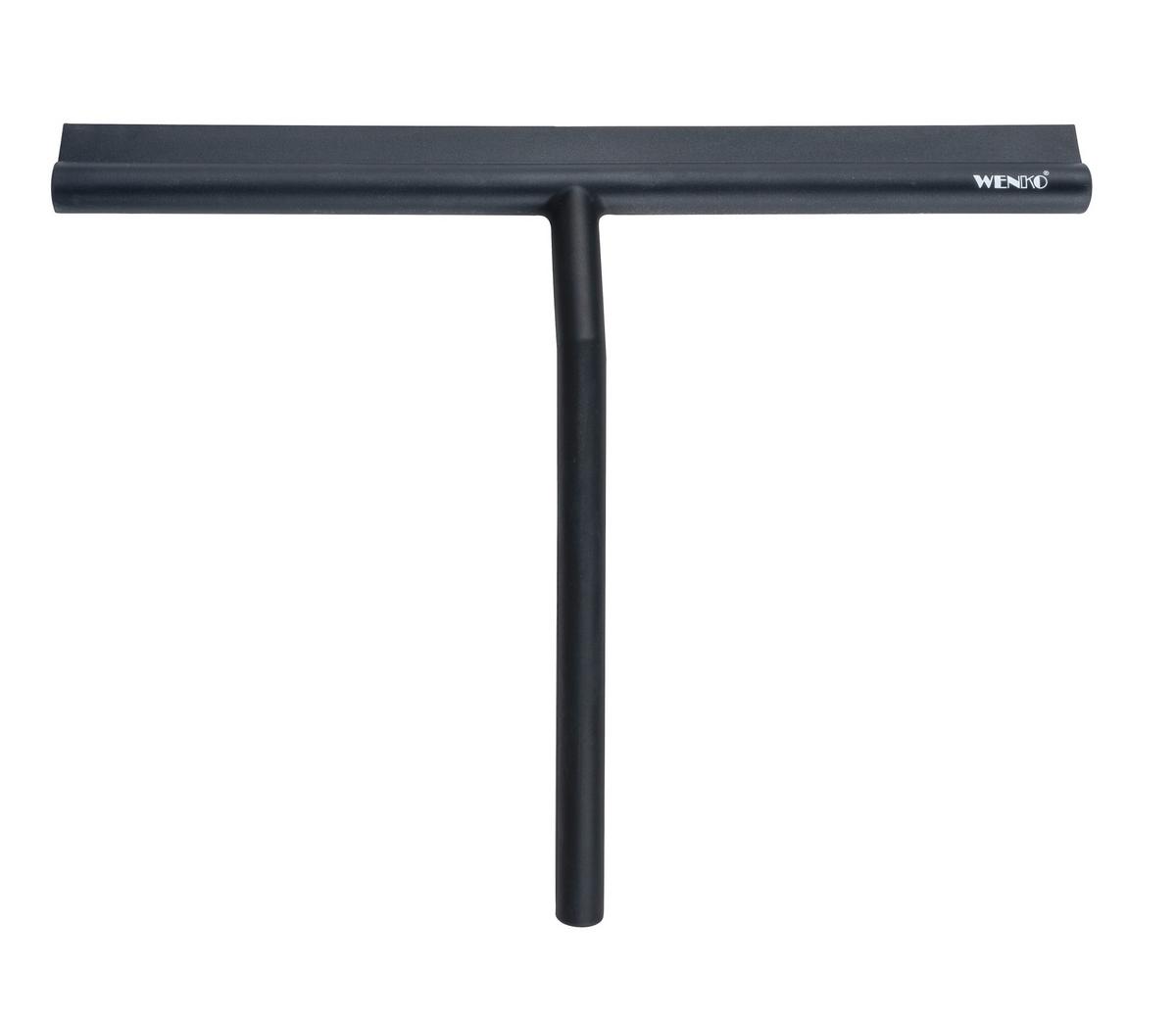 Racletă pentru duș Mola XXL - negru, Basics, plastic/metal (32/30/4,5cm) - Wenko