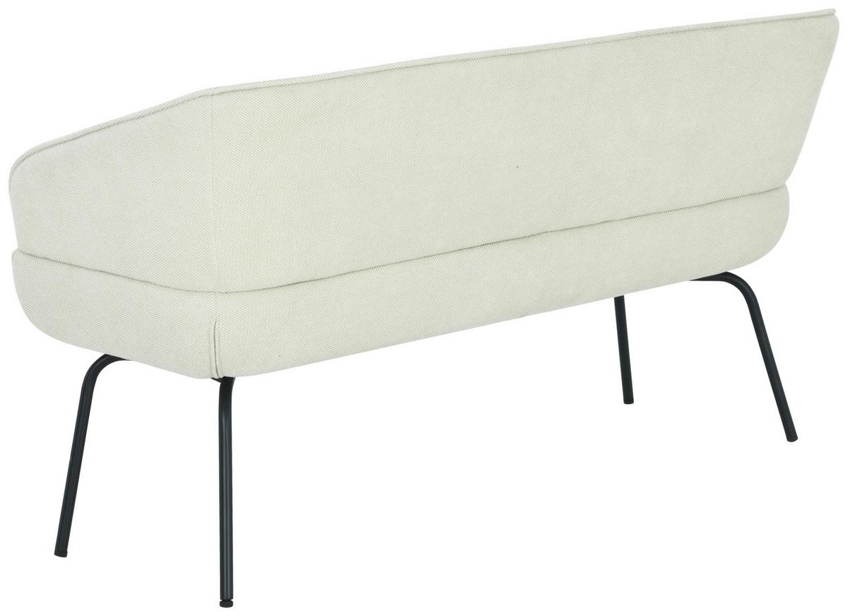 Klop Serena, Bež - črna/bež, Konvencionalno, kovina/tekstil (160/87/62cm)