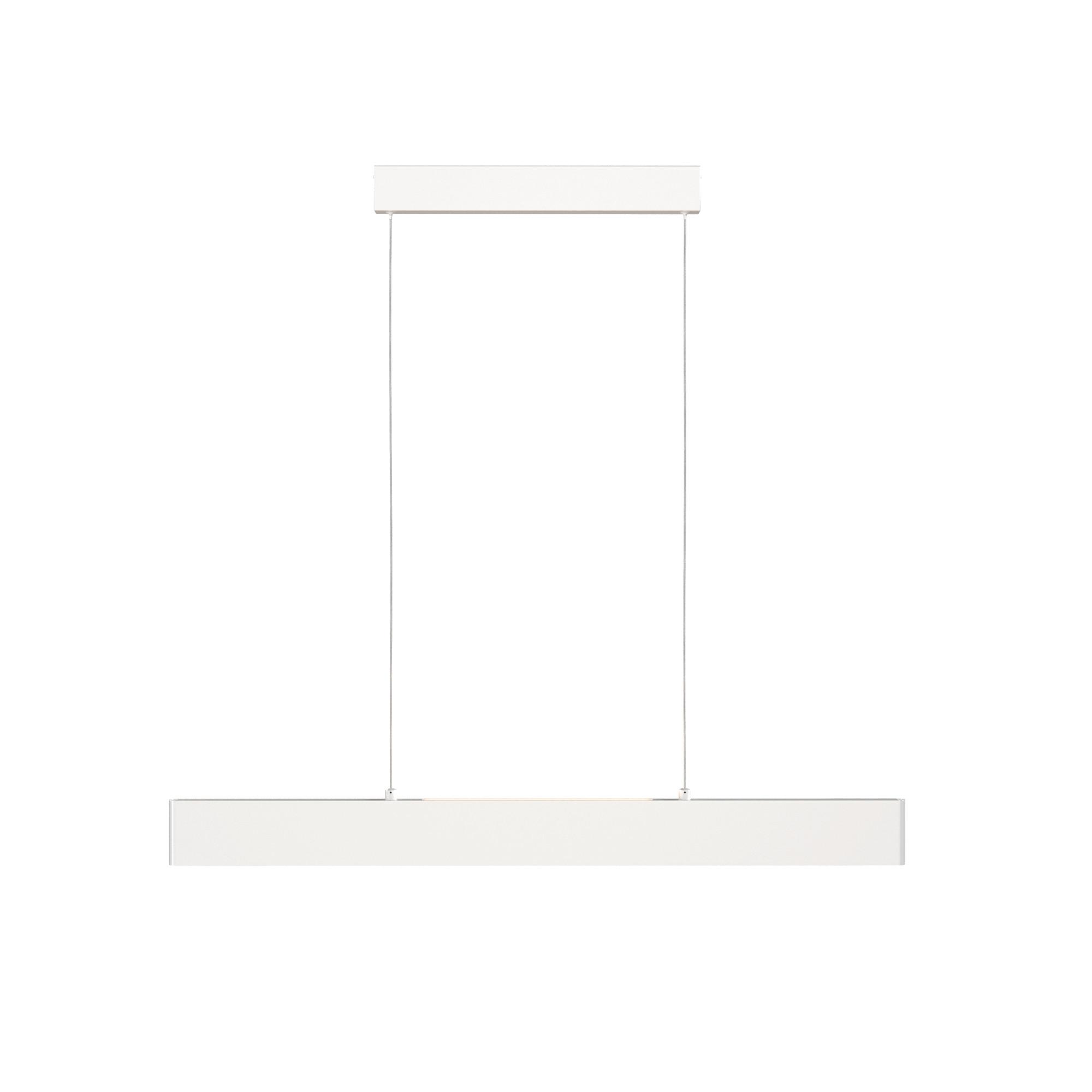 Pendelleuchte Step Weiß max. 23 Watt - Weiß, Trend, Metall (91/3,5/8cm) - MAYTONI