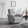 RELAXFÅTÖLJ JENSON - ljusgrå/svart, Modern, metall/trä (86/103/92cm) - Mömax