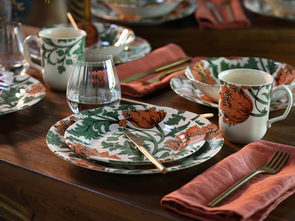 Kombinirani Servis Florentina, 16-Delni - večbarvno, Basics, keramika - Creatable