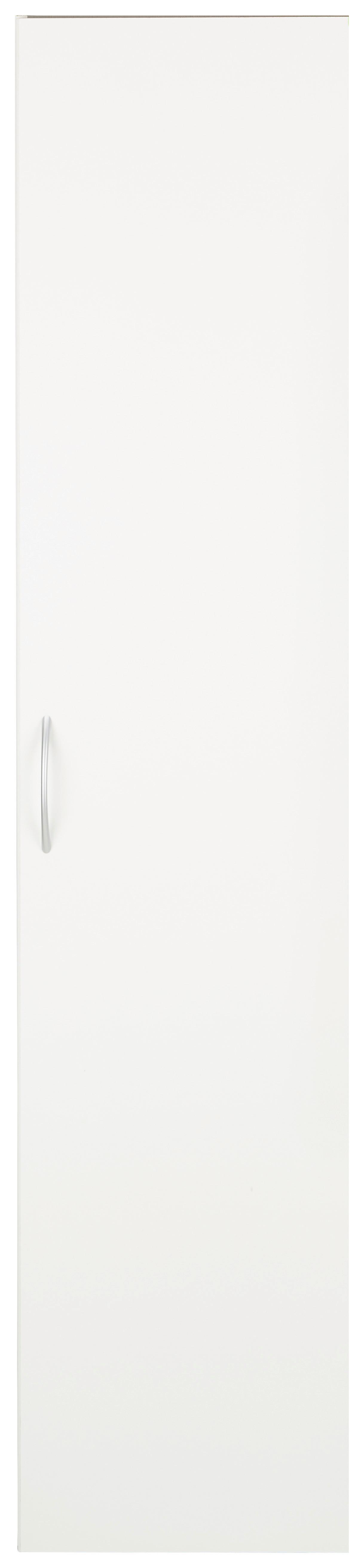 Mehrzweckschrank in Weiß - Alufarben/Weiß, Holzwerkstoff/Kunststoff (40/185/40cm) - Modern Living