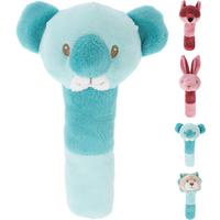 Plüss Játékfigura 339300240 - olajkék/pink, textil (37cm)