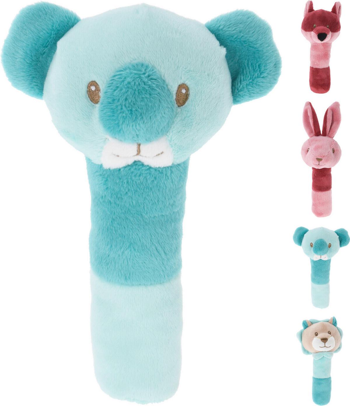 Plüss Játékfigura 339300240 - olajkék/pink, textil (37cm)