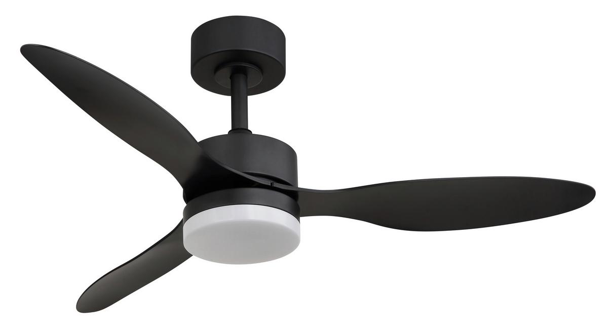 DECKENVENTILATOR 03608 BLACKWELL - Weiss/Schwarz, Konventionell, Kunststoff/Metall (106/40,5cm) - Globo