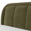 STOPPAD SÄNG ANTON - svart/mörkgrön, Modern, metall/trä (180/200cm) - Bessagi Home