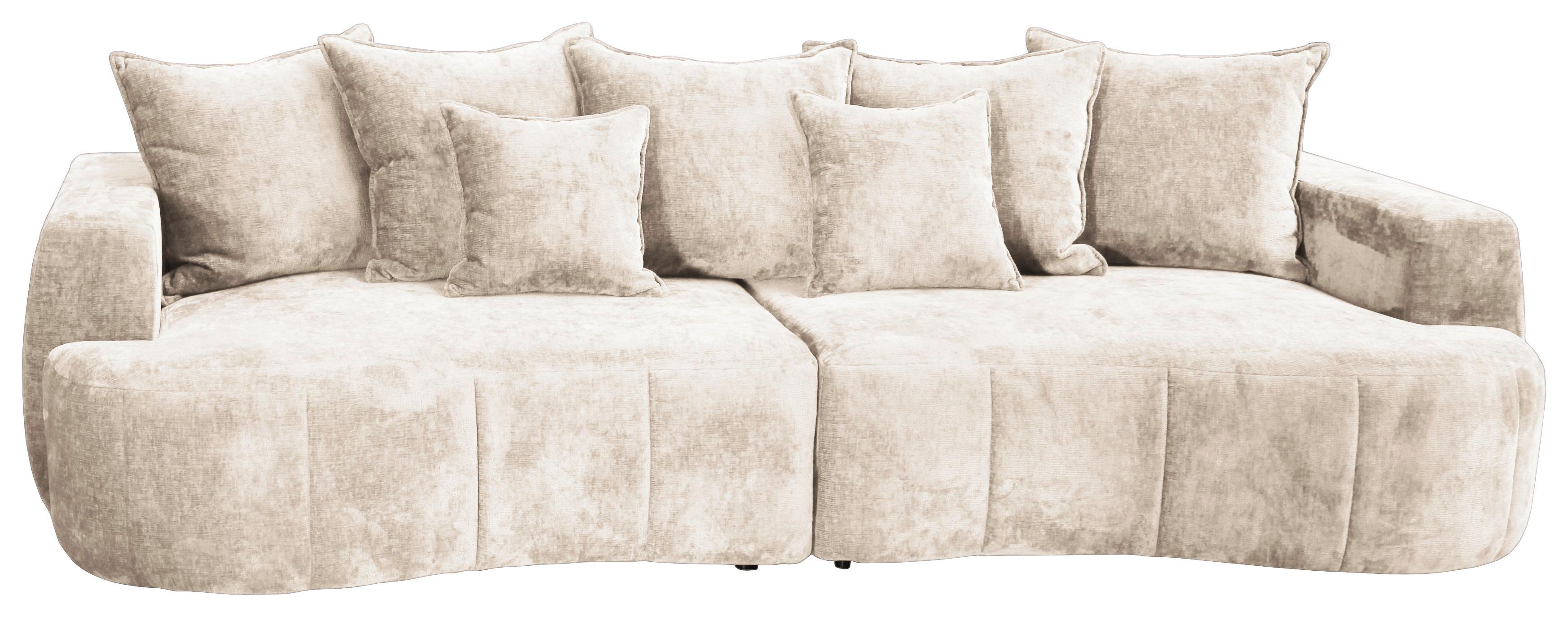 Canapea BERG - bej, Trend, textil (292/71-99/127cm) - Modern Living