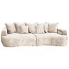 Canapea BERG - bej, Trend, textil (292/71-99/127cm) - Modern Living