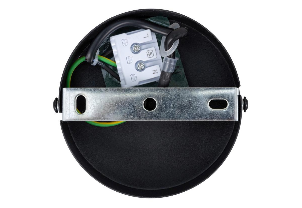 LAMPA WISZĄCA MAGGIE - czarny, Trend, metal/tkanina (55/120cm) - Novel