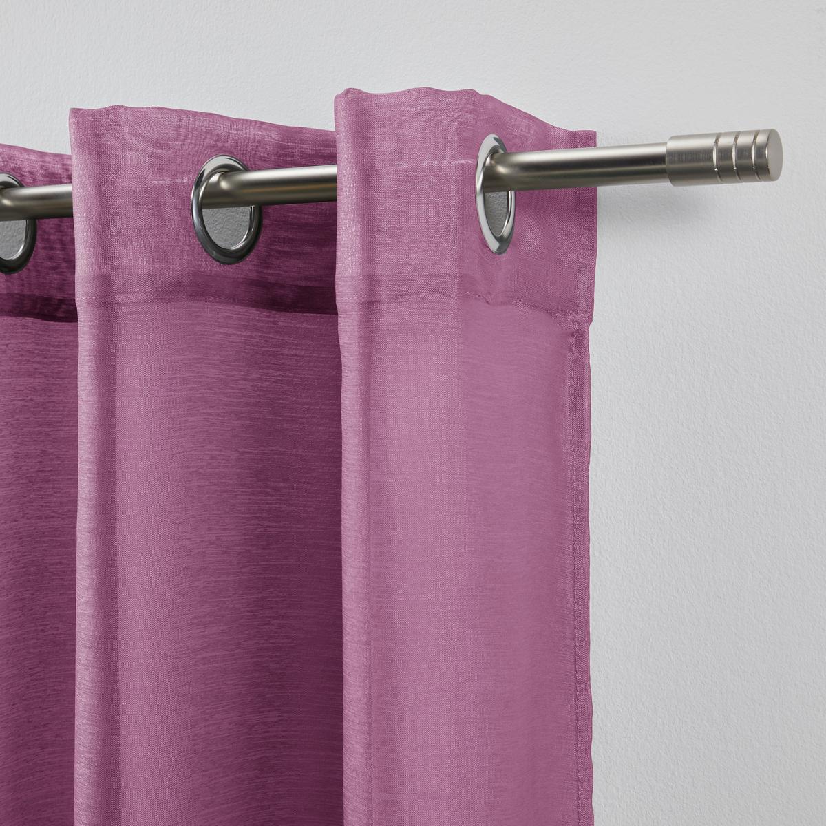 Zavesa Z Obročki Dolly - siva/antracit, tekstil (140/245cm) - Modern Living