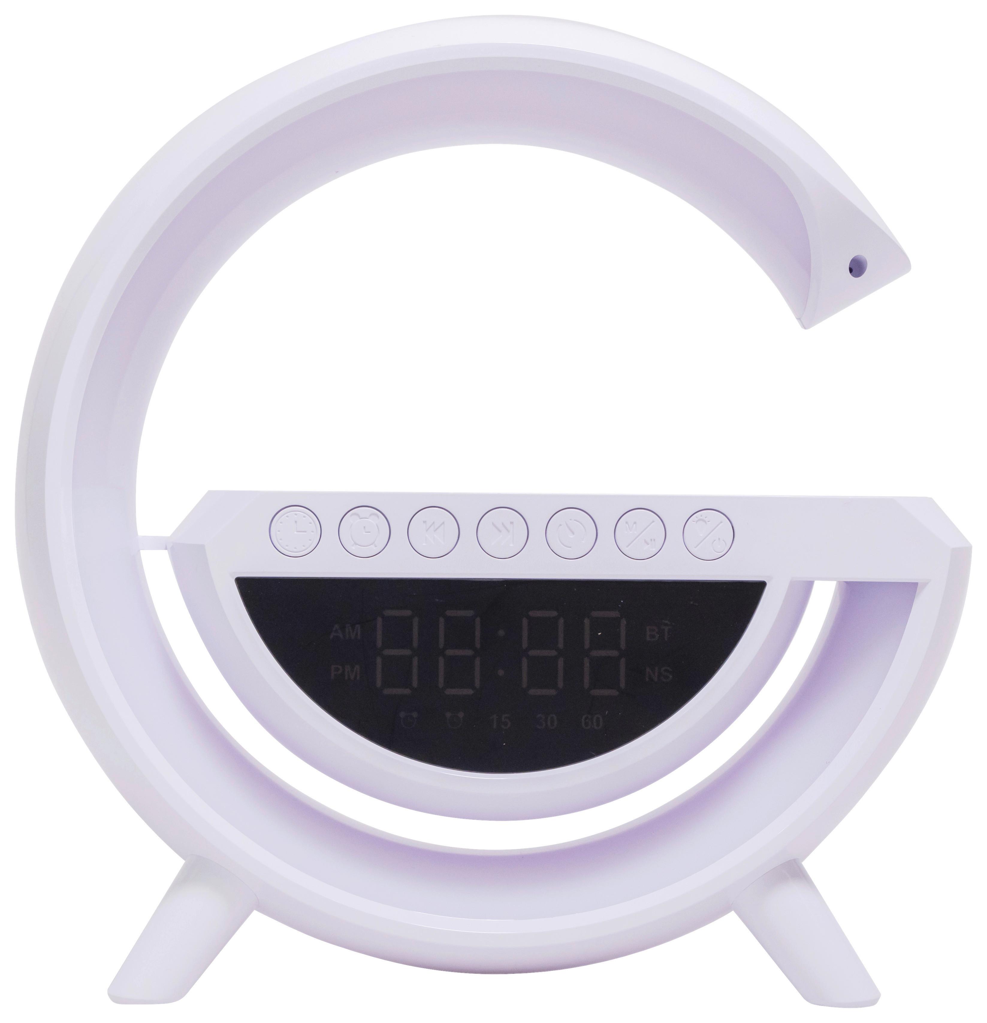 Namizna Led-svetilka Ovi - bela, Moderno, umetna masa (24/8/23cm) - Mömax