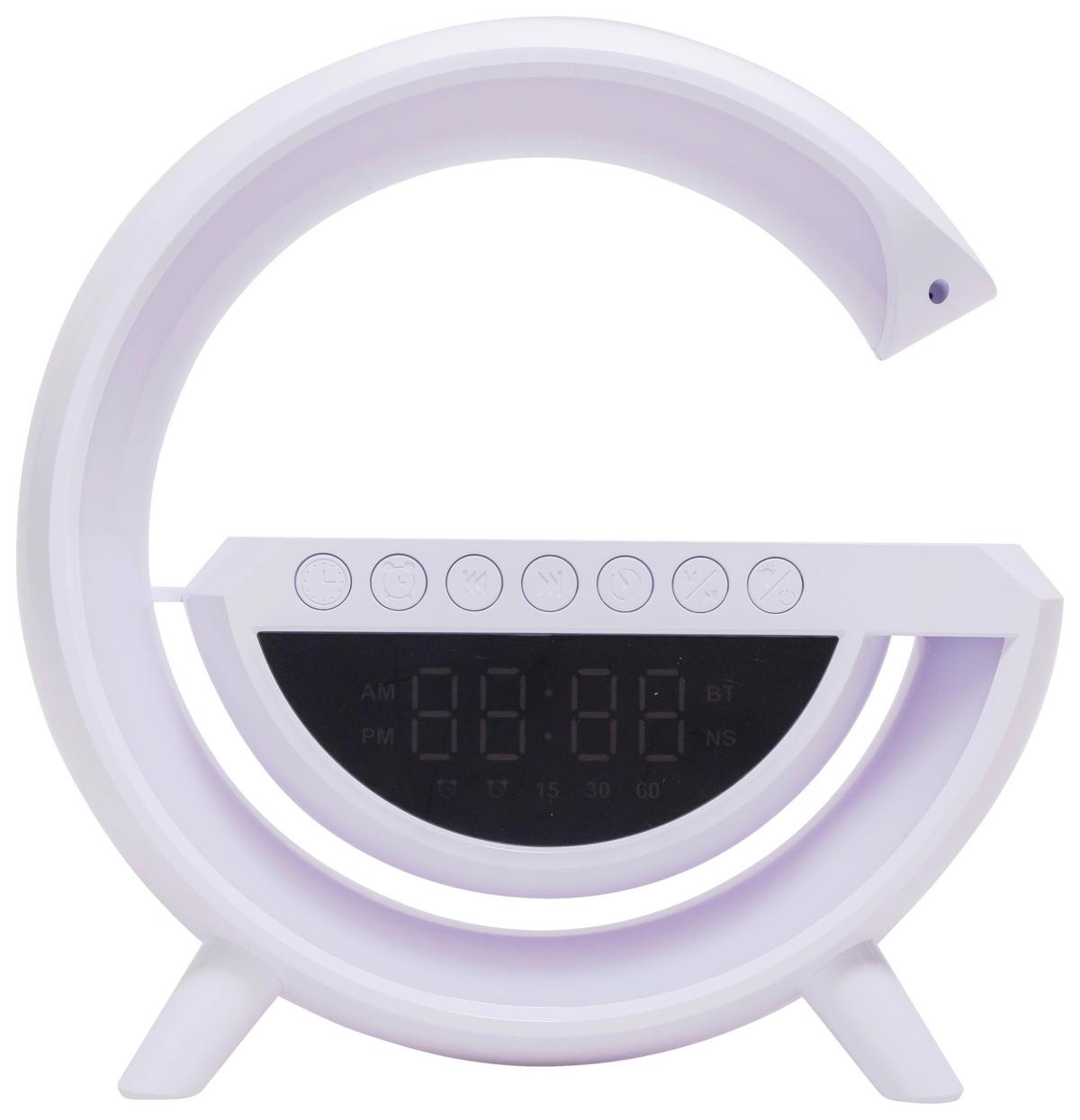 LED Asztali Lámpa Ovi - fehér, Modern, műanyag (24/8/23cm) - Mömax