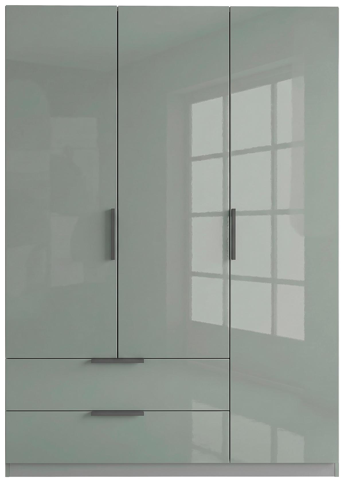 Kleiderschrank Armadio Grün - Grün, KONVENTIONELL, Holzwerkstoff (122/200/59cm) - Mömax
