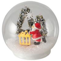 Schneekugel Froho I Multicolor Ø ca. 12cm - Multicolor, Basics, Glas/Kunststoff (12/11cm) - Mömax