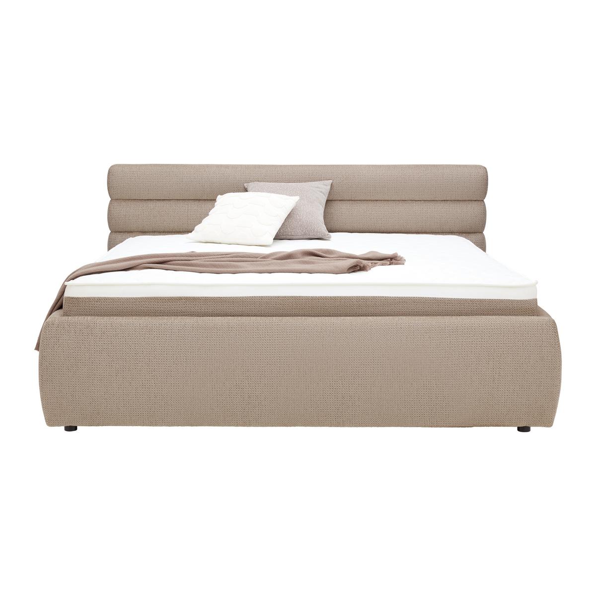Polsterbett Megan Beige ca. 180x200cm - Beige, KONVENTIONELL, Holzwerkstoff/Textil (180/200cm) - Premium Living