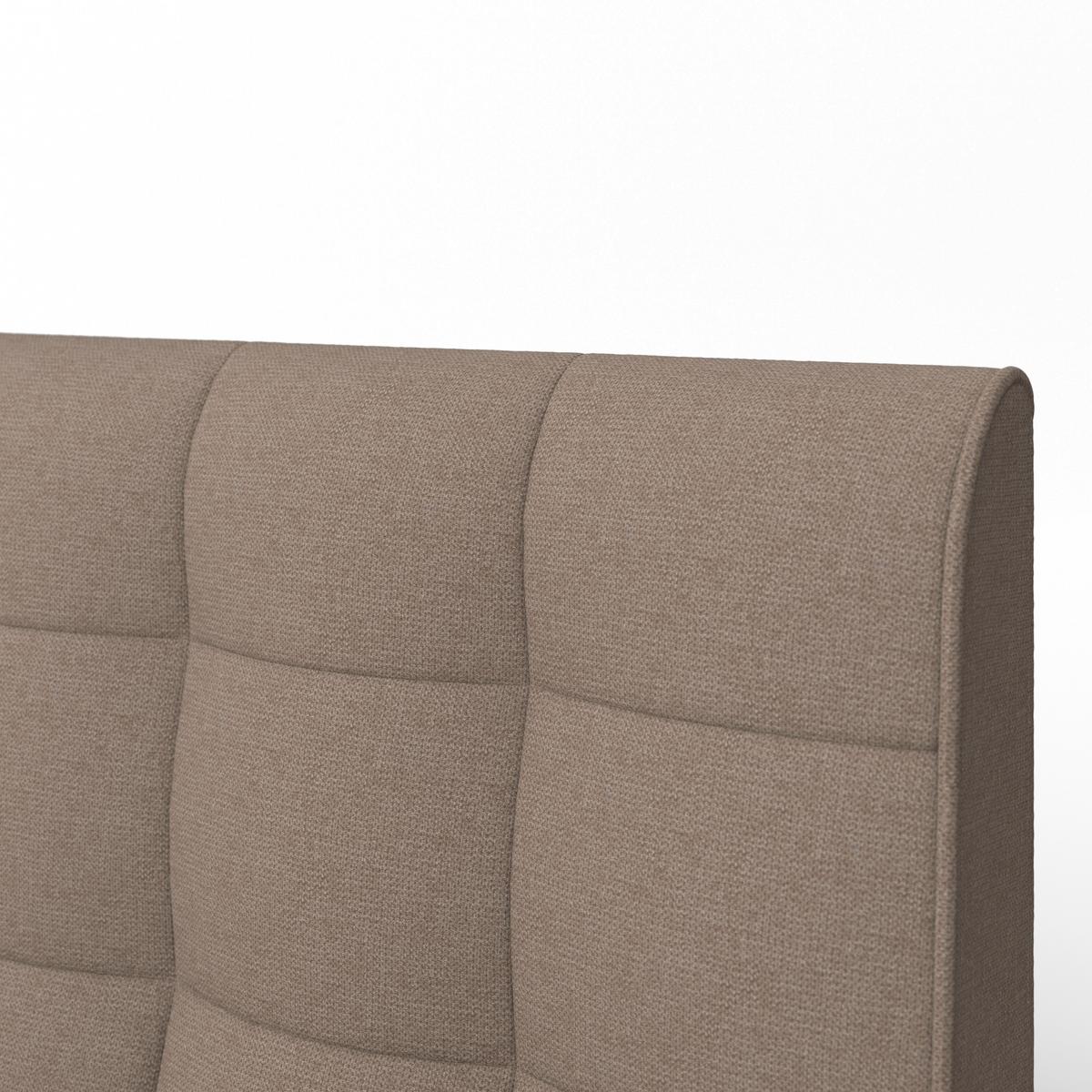 Oblazinjena Postelja Mara - sivobež/naravne barve, Moderno, kovina/tekstil (180/200cm) - Bessagi Home