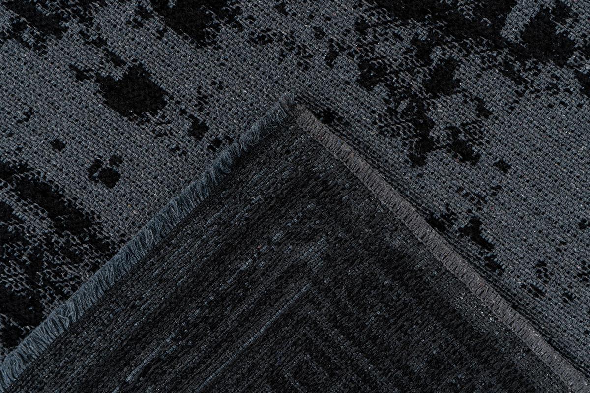 Flachwebeteppich Kalevi 300 - Schwarz, Konventionell, Textil (120/170cm) - Kayoom