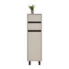 SIDOSKÅP SOPHIA -EXKLUSIV- - svart/kashmir, Modern, trämaterial (35/120/33cm) - Mömax