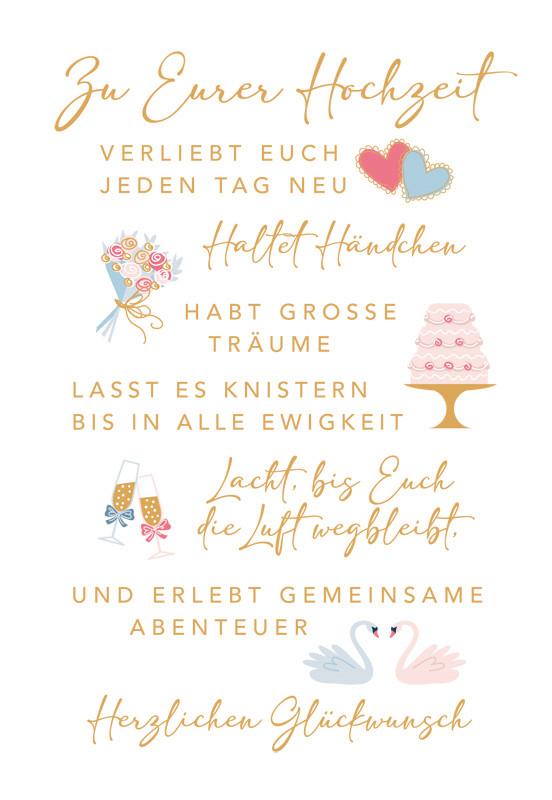 Klappkarte Kupfergold Multicolor - KONVENTIONELL, Papier (18/13cm)