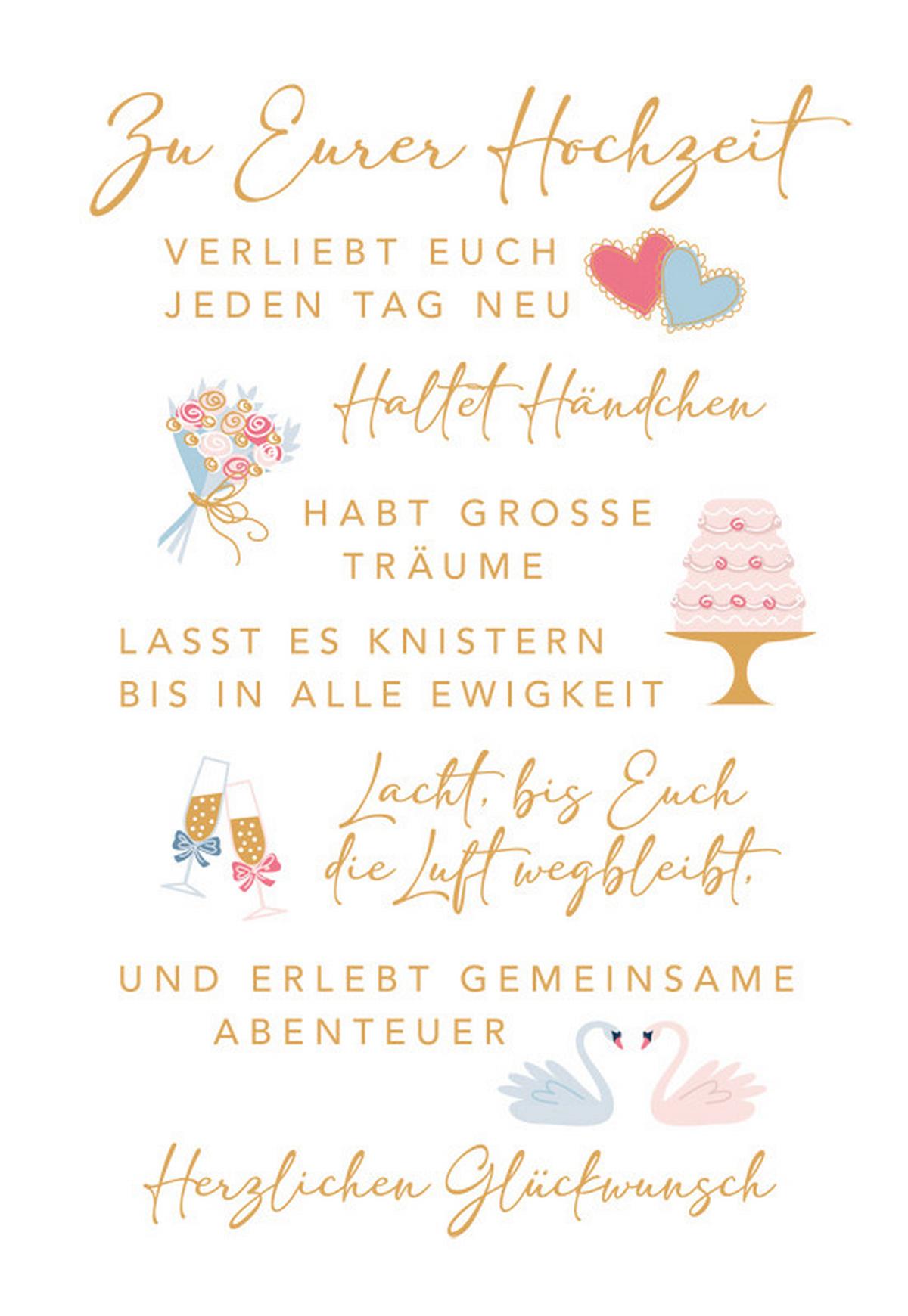 Klappkarte Kupfergold Multicolor - KONVENTIONELL, Papier (18/13cm)