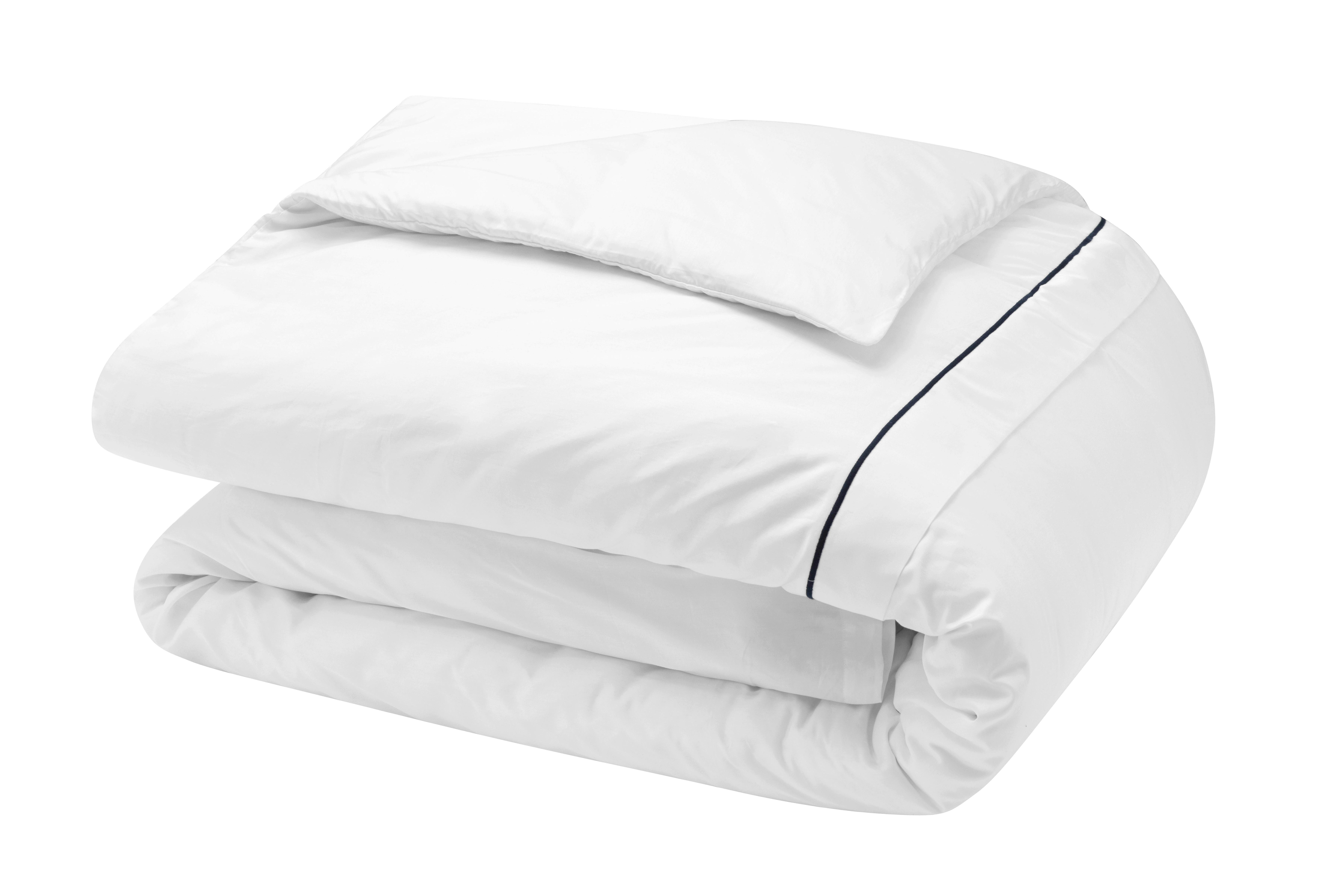 POŚCIEL TH PLAIN - biały, Basics, tkanina (135/200cm) - Tommy Hilfiger
