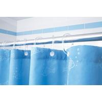 Zuhanyfüggönytartó Rúd Jürgen - ezüstszínű, Konventionell, fém (70cm)