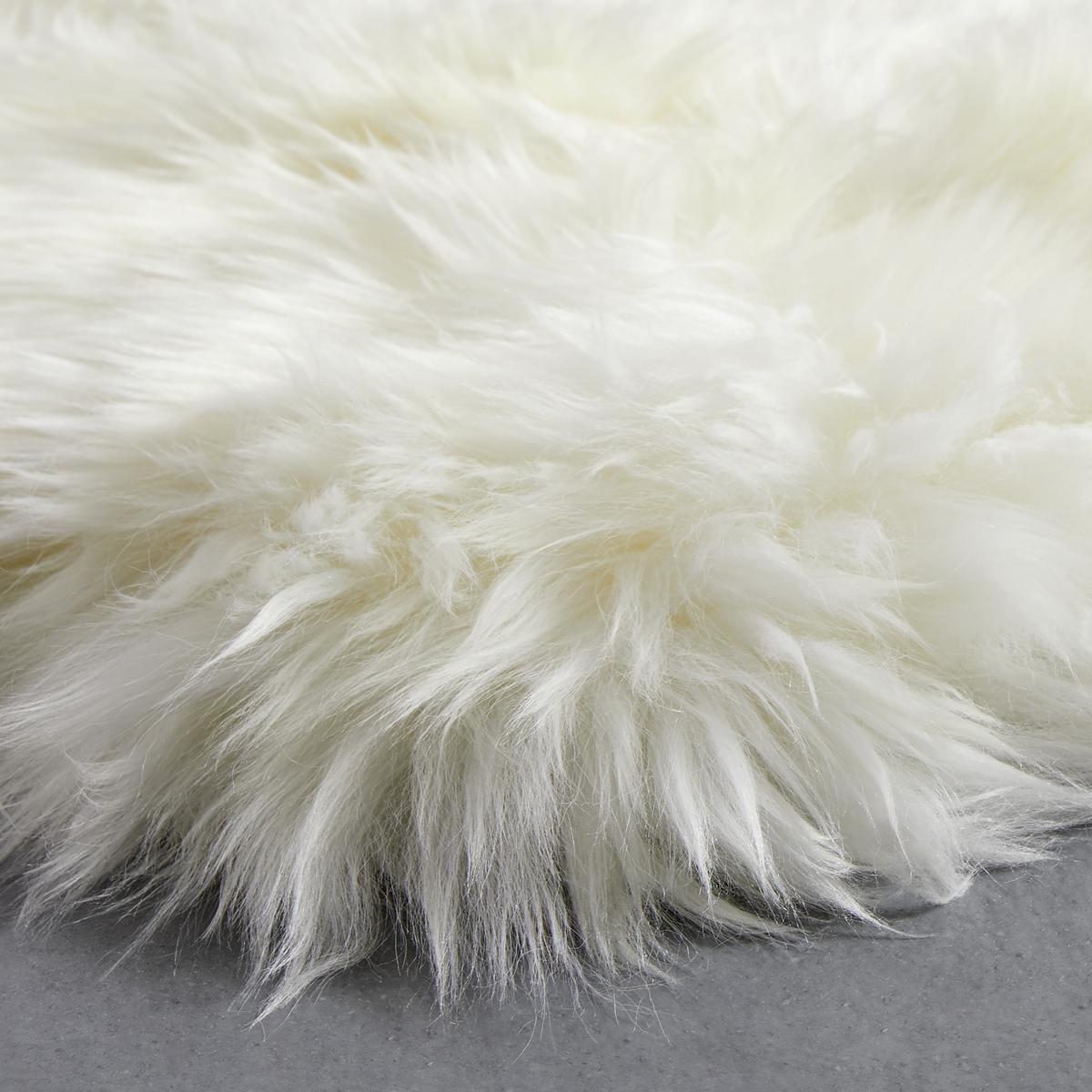 Schaffell Jenny in Weiss ca.90x60cm - Weiss, Fell (60/90-105cm) - Modern Living