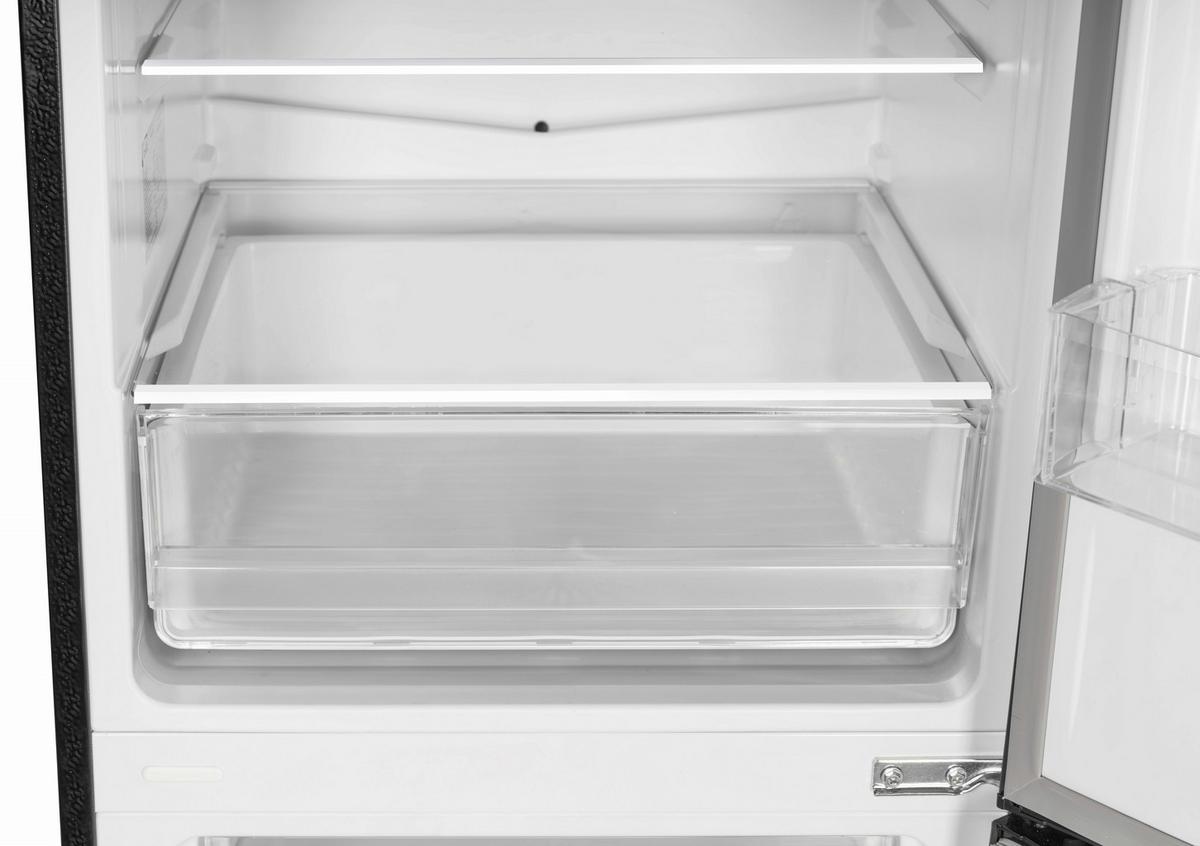 Kühl-Gefrier-Kombination Respekta Gotland Anthrazit - Anthrazit, Basics, Glas/Kunststoff (54/176/55cm) - Respekta