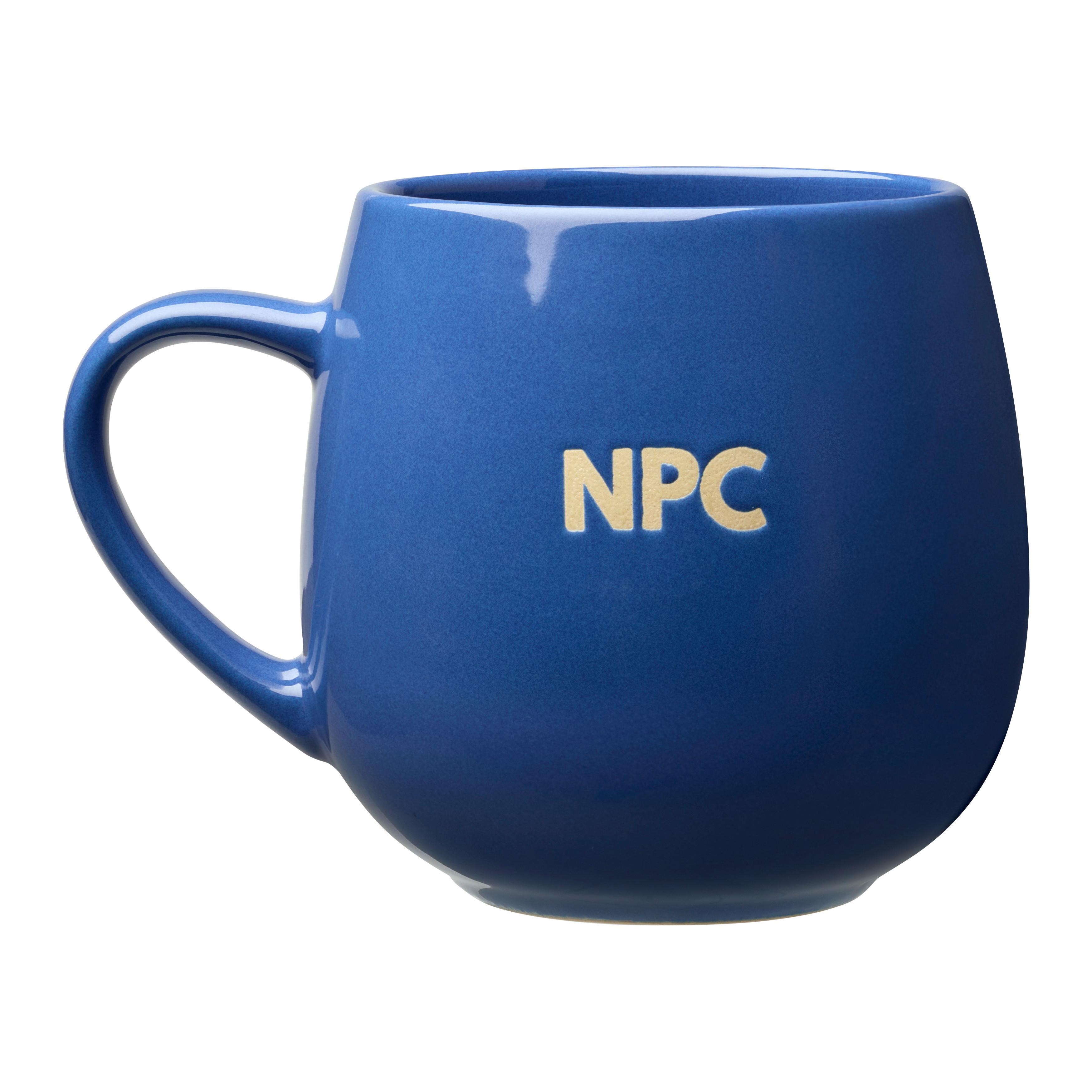 Kaffeebecher NPC Blau ca. 400ml - Blau, MODERN, Keramik (7,5/9cm) - Mömax