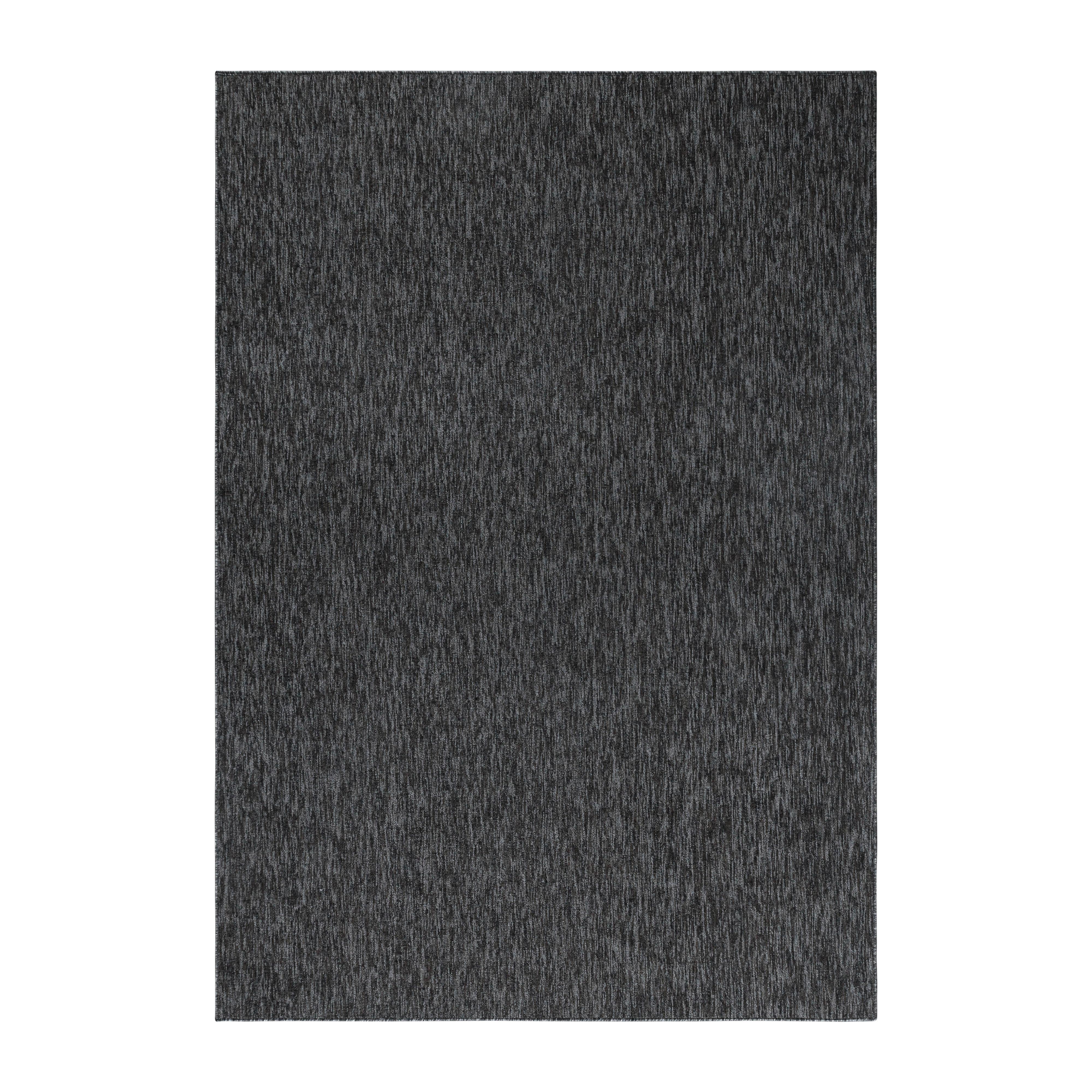Flachwebeteppich Nizza Anthrazit ca. 240x340cm - Anthrazit, KONVENTIONELL, Textil (240/340cm) - Novel
